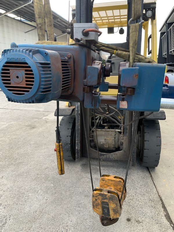 Used Demag 5 Ton Gantry Crane Hoist Farm Tender